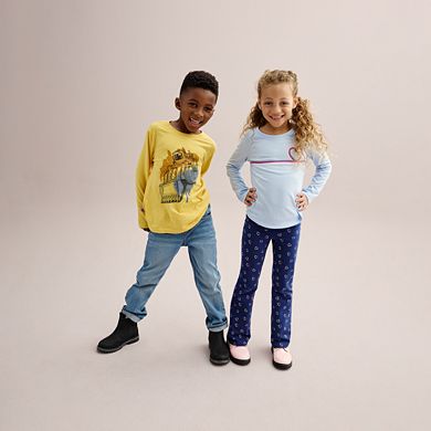 Girls 4-12 Jumping Beans® Shirttail Long Sleeve Tee