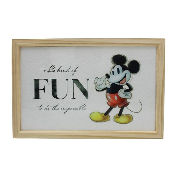 Disney's Mickey Mouse Sentiment Wall Sign by The Big One®