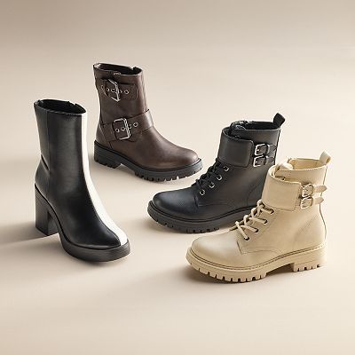 Kohl's department store women's boots hotsell