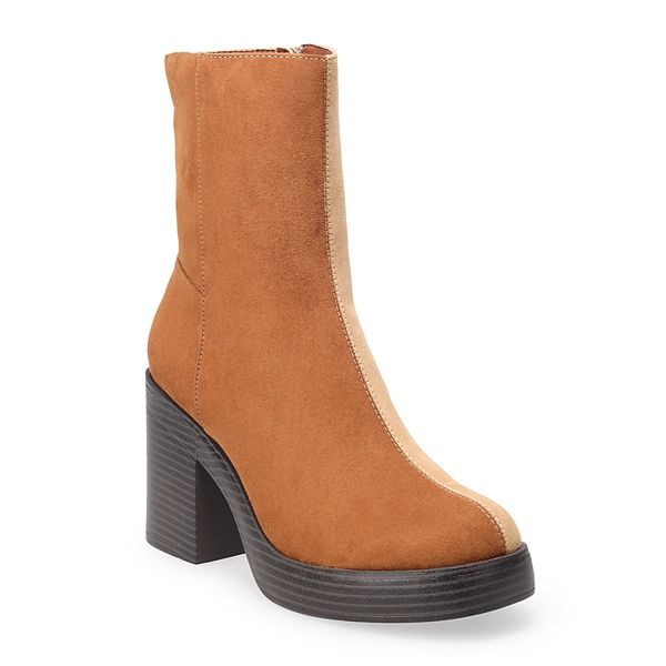 SO&reg; Miski Women's Platform Dress Boot - Tan (6.5)