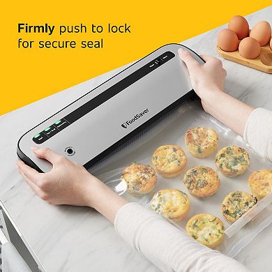 FoodSaver Space-Saving Vacuum Sealer with Bags & Roll