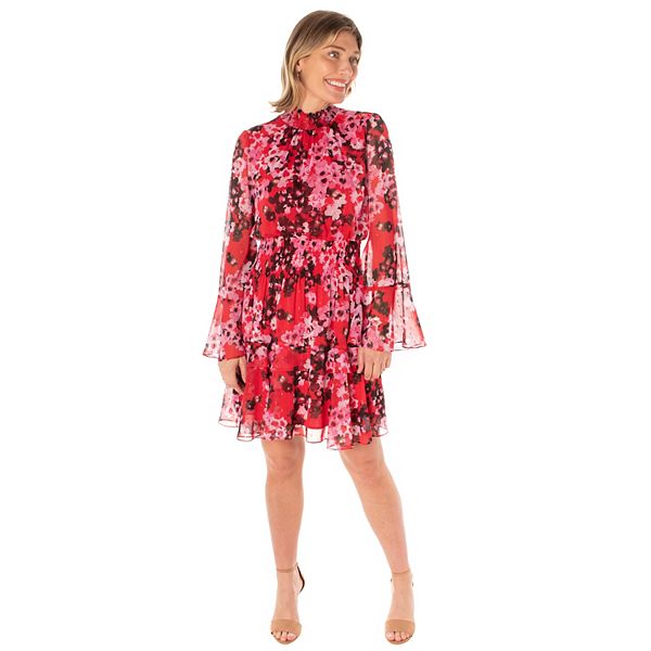 Women's Taylor Dress Flowy Floral Mini Dress