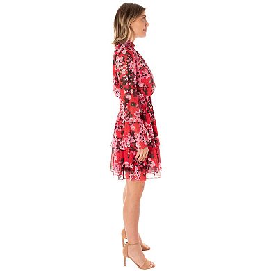 Women's Taylor Dress Flowy Floral Mini Dress