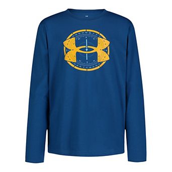 Boys 4-7 Under Armour Compass Logo Long Sleeve Graphic Tee