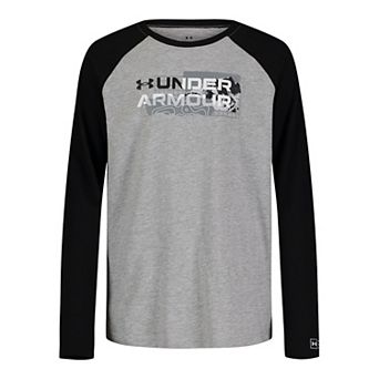Boys 4-7 Under Armour Graphic Raglan Long Sleeve Tee
