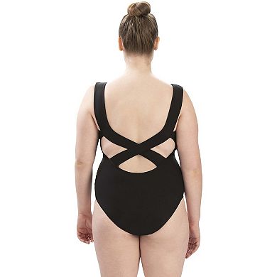 Women's Dolfin Solid Strappy One-Piece Swimsuit