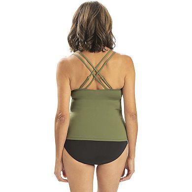 Women's Dolfin Double Strap Tankini Swim Top