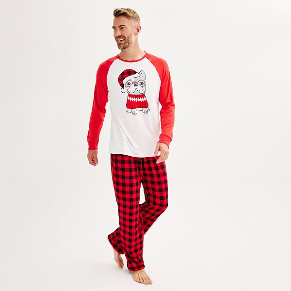 Men's Jammies For Your Families® Frenchie Top & Bottoms Pajama Set by ...