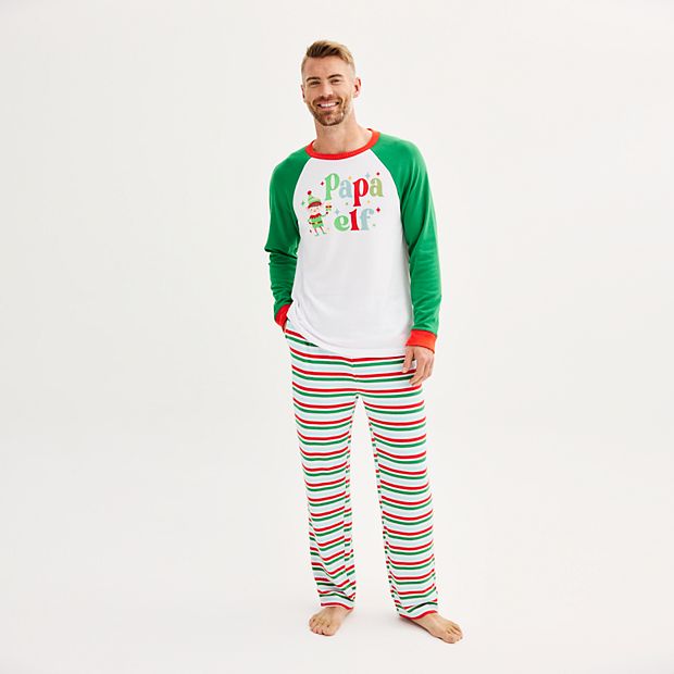 Men's Jammies For Your Families® Papa Elf Top & Bottoms Pajama Set by Cuddl  Duds