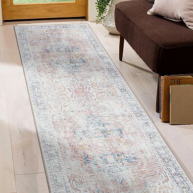 World Rug Gallery Bohemian Transitional Machine Washable Area Rug