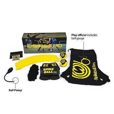 Spikeball Portable Pro Kit Tournament Edition w/ Stronger Playing Net & Balls