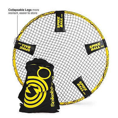 Spikeball Portable Pro Kit Tournament Edition w/ Stronger Playing Net & Balls