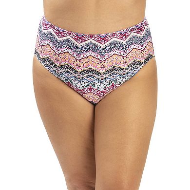 Women's Dolfin Printed High-Waisted Swim Bottoms