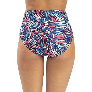 Women's Dolfin Printed High-Waisted Swim Bottoms