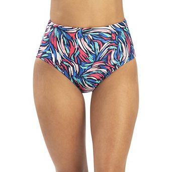 Women's Dolfin Printed High-Waisted Swim Bottoms