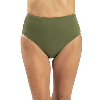 Women's Dolfin Solid High-Waisted Swim Bottoms