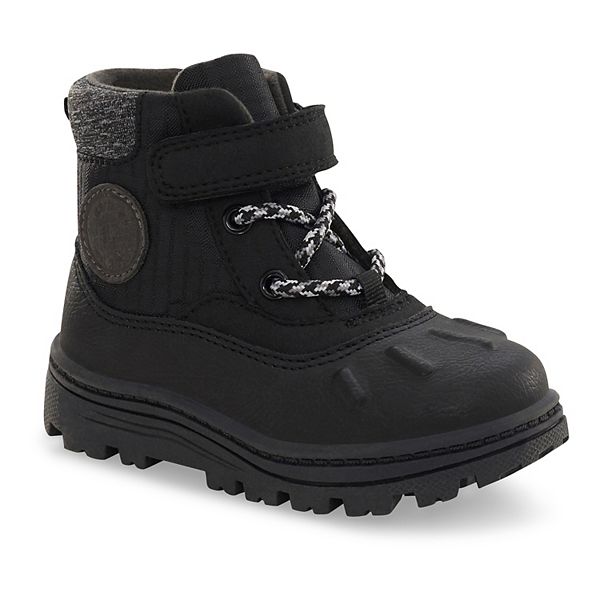 Carter's Freddie Toddler Boy NoTie Duck Toe Hiker Boots