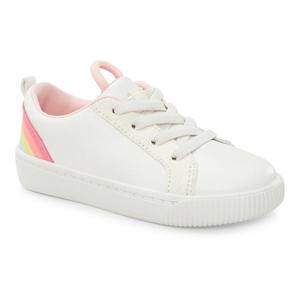 Carter's Tryptic Toddler Girls' Casual No-Tie Rainbow Sneakers