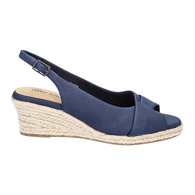 Easy Street Devlin Women's Espadrille Wedge Sandals