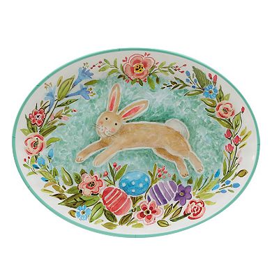 Certified International Joy of Easter 2-pc. Melamine Serving Platter Set