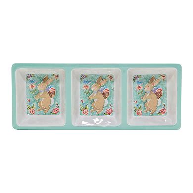 Certified International Joy of Easter 3-pc. Melamine Hostess Set