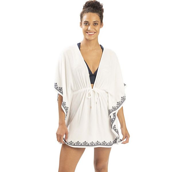 Women's Dolfin Solid Pull-Over Swim Kaftan Cover-Up