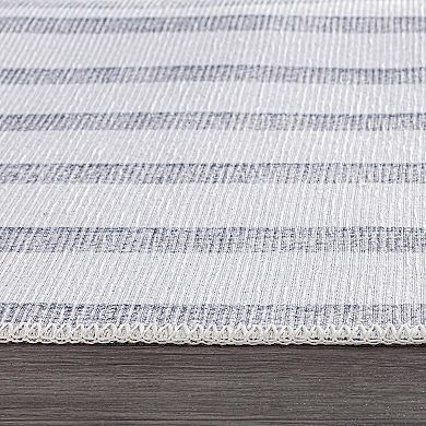 World Rug Gallery Contemporary Lines Machine Washable Area Rug