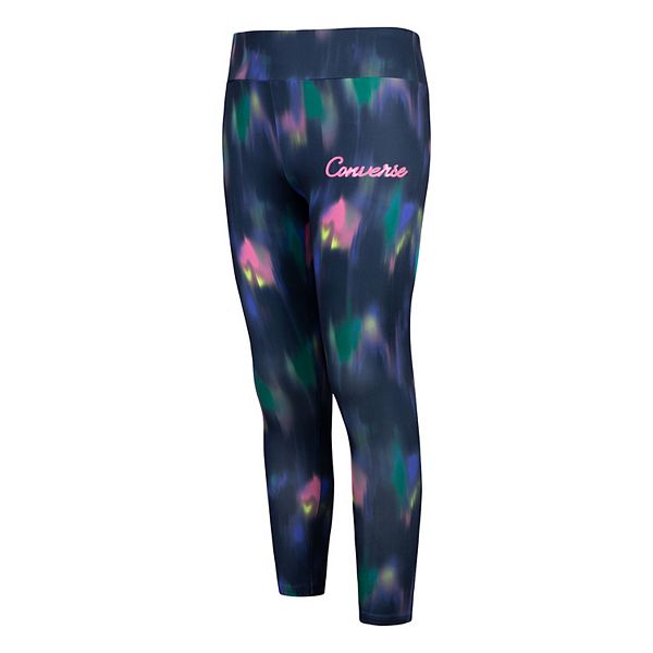 Converse Girls All Star Shiny Tricot Leggings, Girls 7-16, Clothing &  Accessories