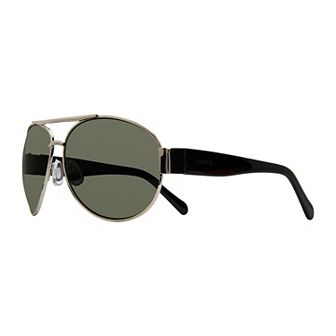 Levi's® 62mm Metal Aviator Fashion Sunglasses