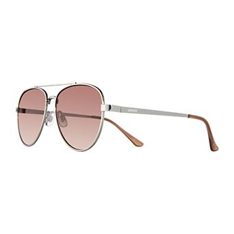 Levi's® 57mm Metal Aviator Sunglasses