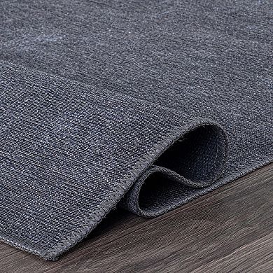 World Rug Gallery Contemporary Solid Machine Washable Area Rug