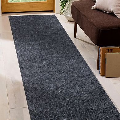 World Rug Gallery Contemporary Solid Machine Washable Area Rug