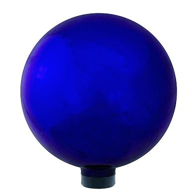 10" Blue Mirrored Glass Outdoor Garden Gazing Ball