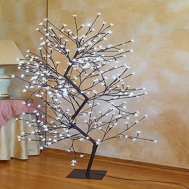 5.25' Pre-Lit Outdoor Artificial Tree - Warm LED Lights