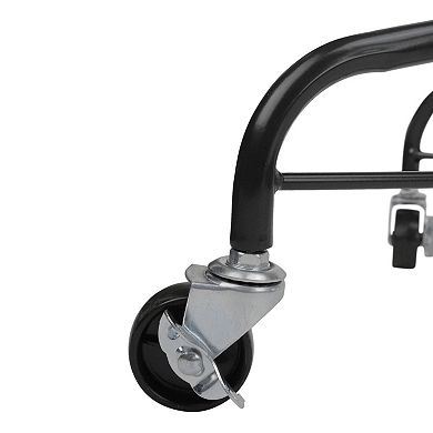 Black Rolling Artificial Christmas Tree Stand 9'-12' Trees