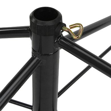 Black Rolling Artificial Christmas Tree Stand 9'-12' Trees