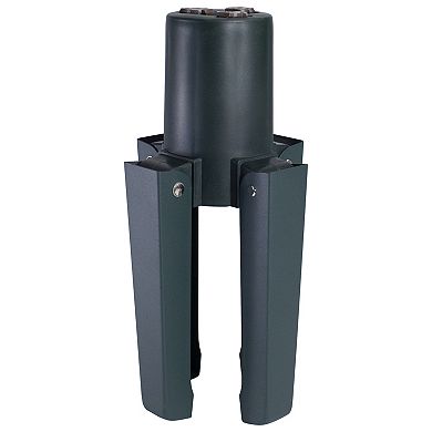 Green Adjustable Artificial Christmas Tree Stand - For Trees up to 7.75ft Tall