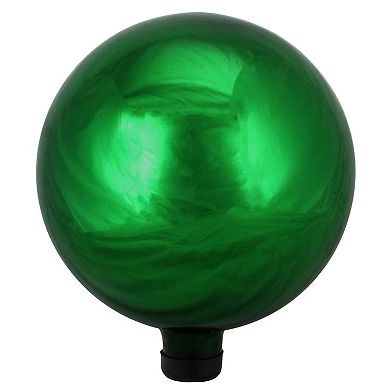 10" Emerald Green Shiny Outdoor Garden Gazing Ball