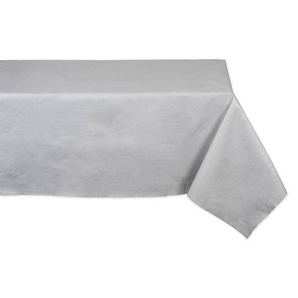52" x 108" White Rectangular Vinyl Table Pad