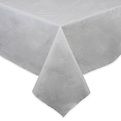 52" x 108" White Rectangular Vinyl Table Pad