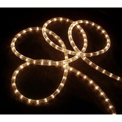 100ft Clear Incandescent Outdoor Christmas Rope Lights