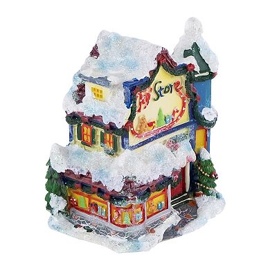 4" Christmas Toy Store Village Building