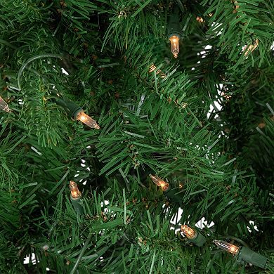 4' Pre-Lit Sierra Noble Fir Artificial Christmas Tree Clear Lights