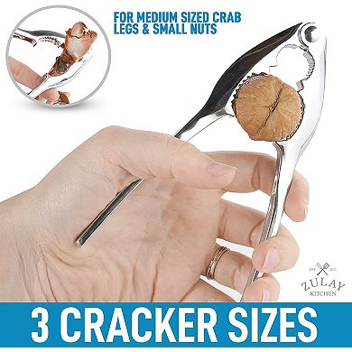Zulay Kitchen Crab Crackers and Tools Set - 10 piece