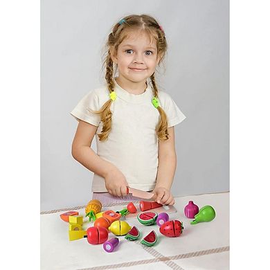 Wooden Play Food for Kids