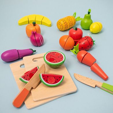 Wooden Play Food for Kids