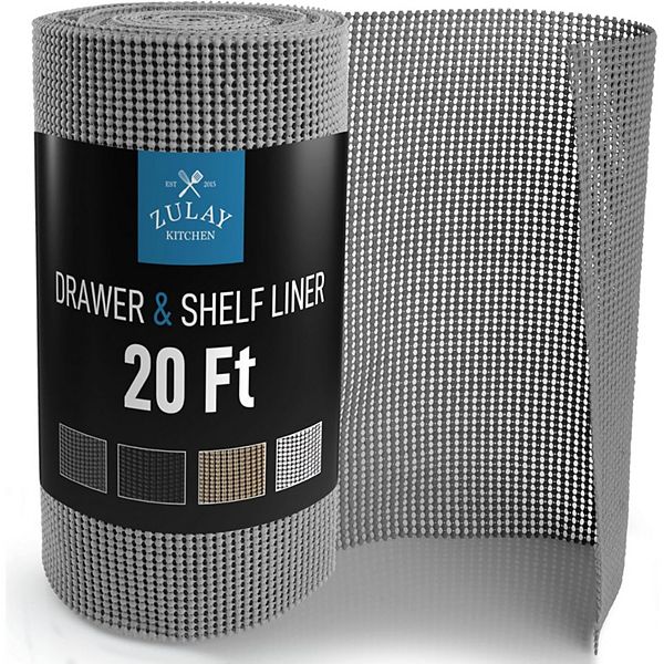 Zulay Kitchen Drawer & Shelf Liner Non Adhesive Drawer Liner