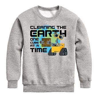 Disney / Pixar's Wall-E Boys 8-20 Cleaning The Earth Crew Fleece Sweatshirt