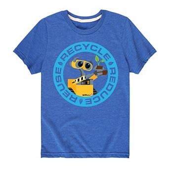 Disney / Pixar's Wall-E Boys 8-20 Recycle Reduce Reuse Graphic Tee