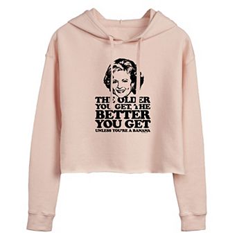 Juniors' Golden Girls "Banana" Cropped Graphic Hoodie